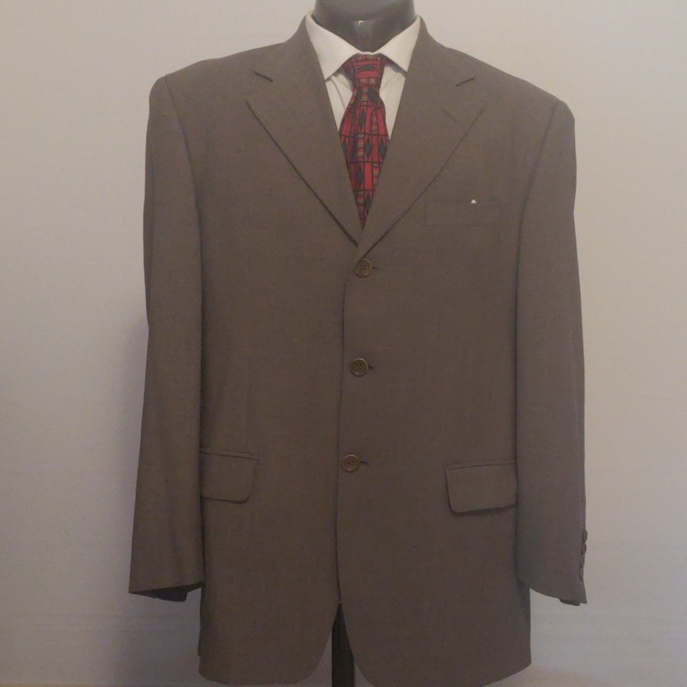 Alfani 42R Tan Brown Blazer Suit Jacket